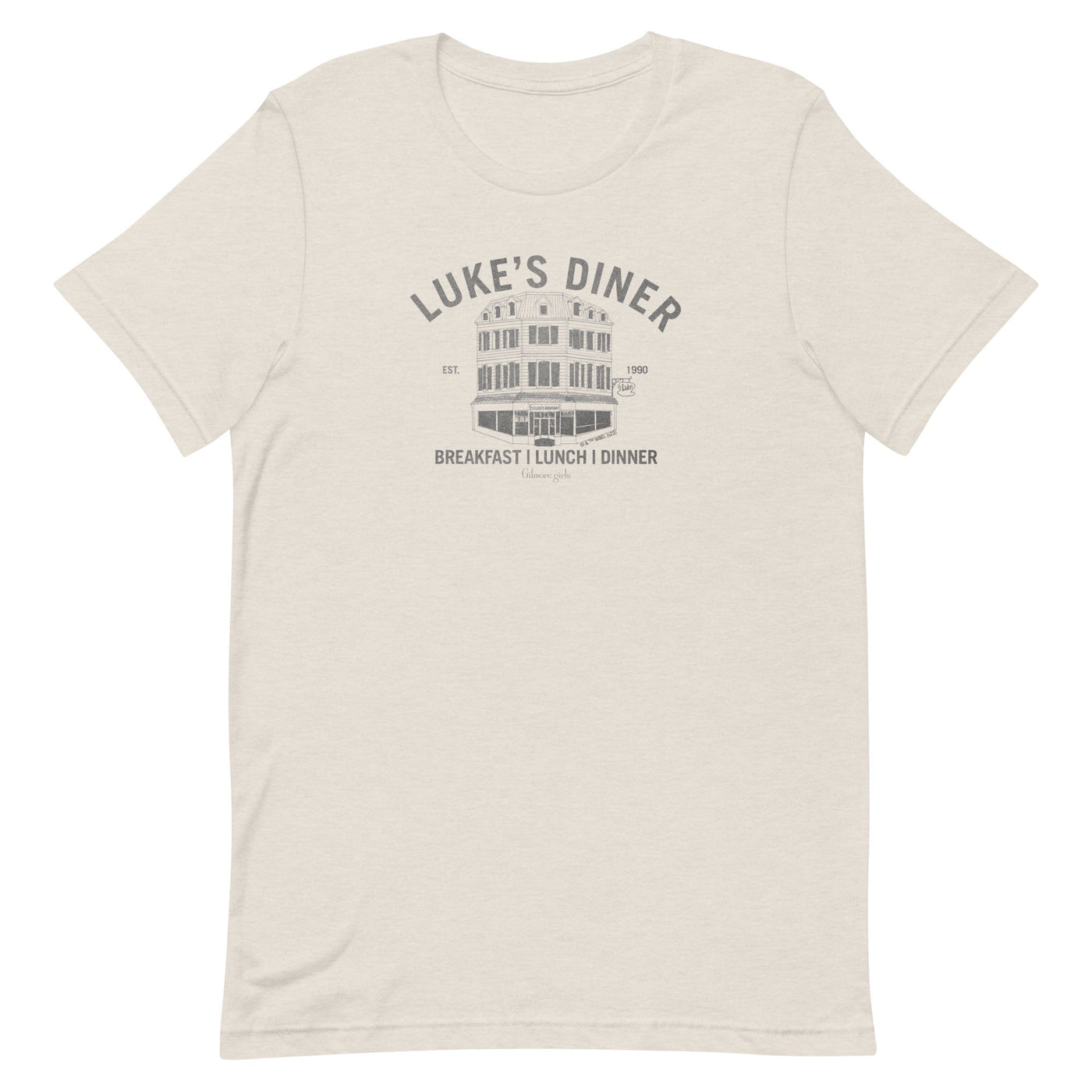 Gilmore Girls Luke's Diner Location Adult T-Shirt