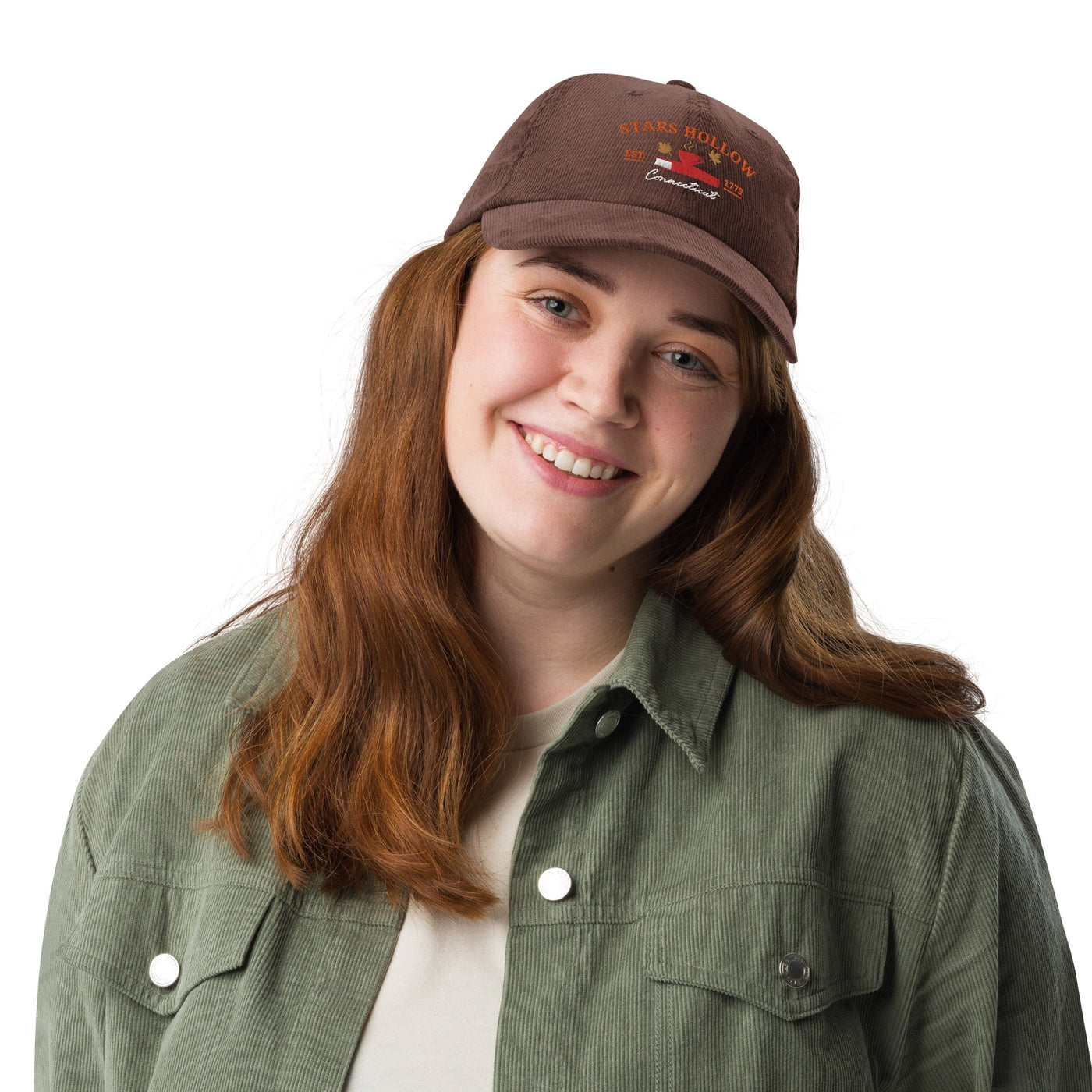 Gilmore Girls Stars Hollow Embroidered Corduroy Hat