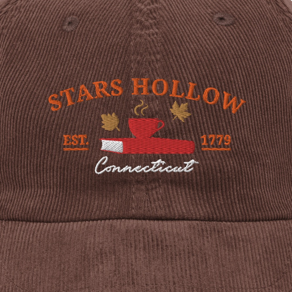 Gilmore Girls Stars Hollow Embroidered Corduroy Hat