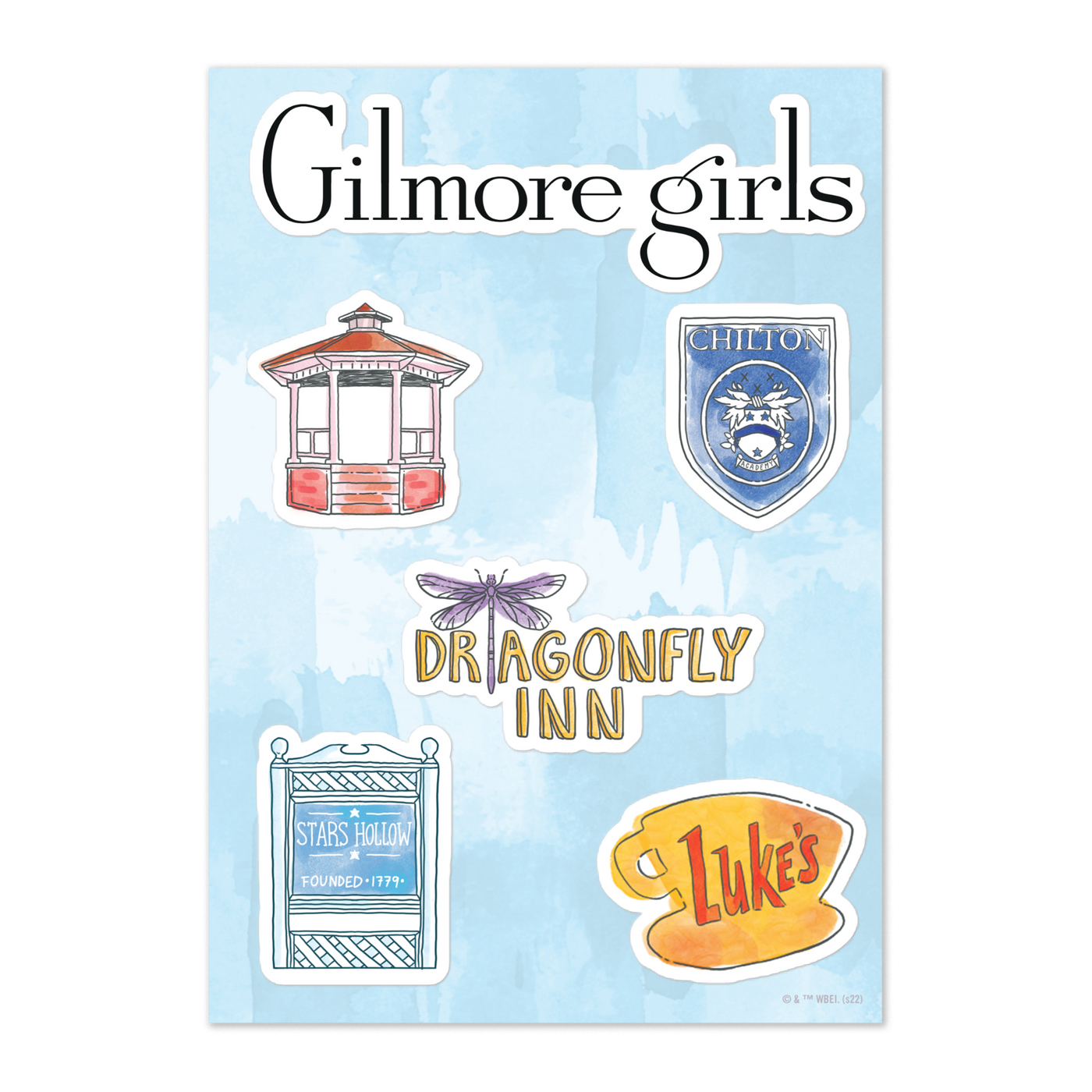 Gilmore Girls Sticker Sheet