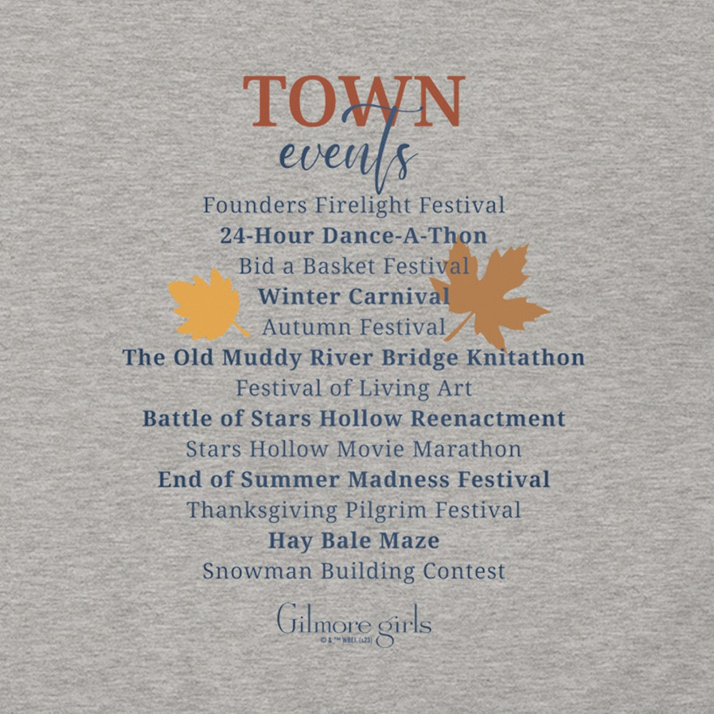 Gilmore Girls Town Events Adult Hoodie
