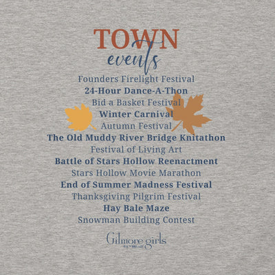 Gilmore Girls Town Events Adult Hoodie