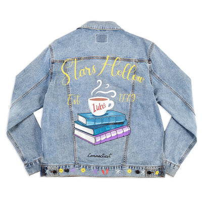 Exclusive Gilmore Girls Stars Hollow Hand-Painted Denim Jacket