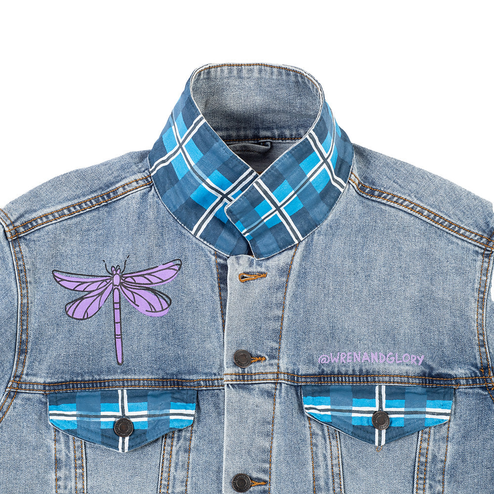 Exclusive Gilmore Girls Stars Hollow Hand-Painted Denim Jacket