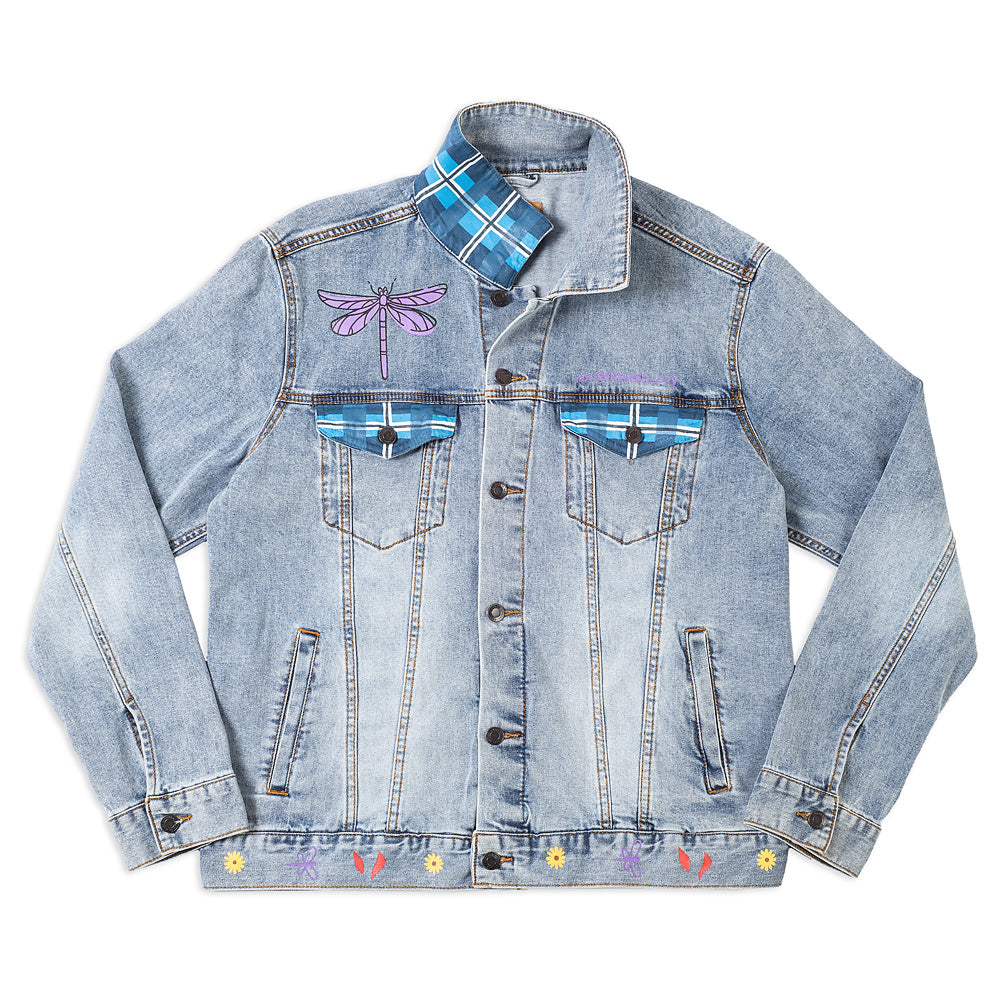 Exclusive Gilmore Girls Stars Hollow Hand-Painted Denim Jacket
