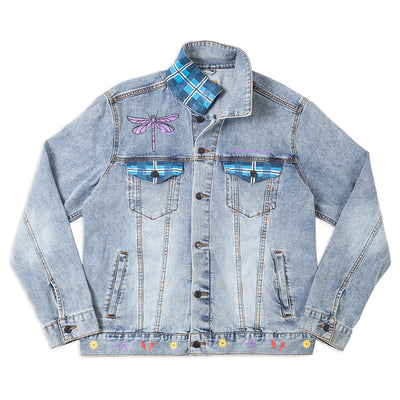 Exclusive Gilmore Girls Stars Hollow Hand-Painted Denim Jacket