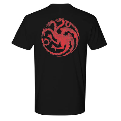 GOT Fire Blood Adult Short Sleeve T-Shirt