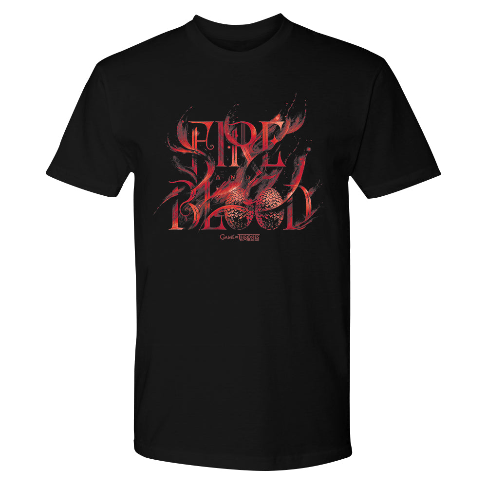 GOT Fire Blood Adult Short Sleeve T-Shirt