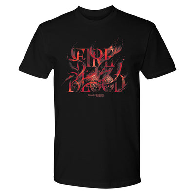 GOT Fire Blood Adult Short Sleeve T-Shirt