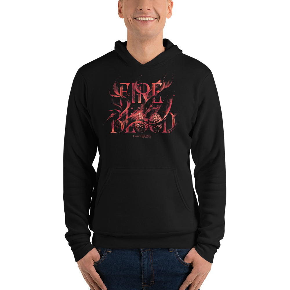 GOT Fire Blood Unisex Hooded Sweatshirt