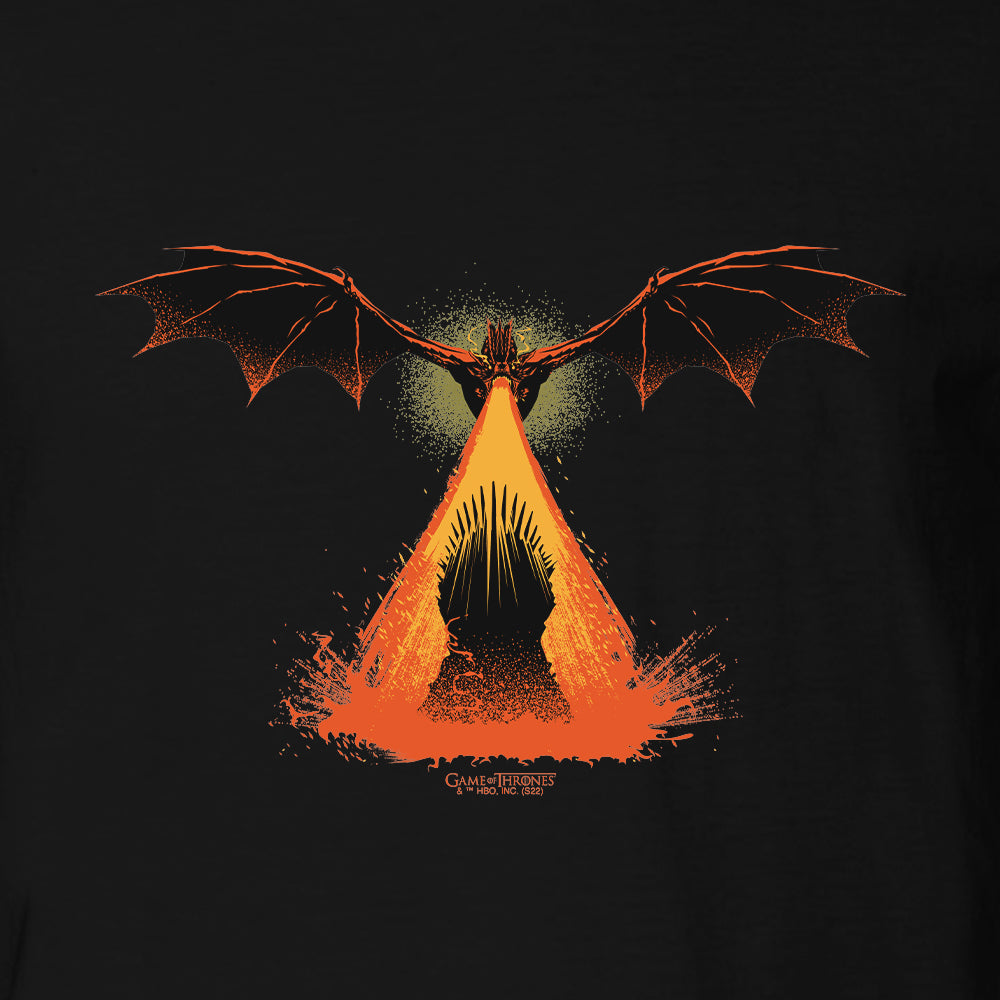 Game Of Thrones Dragon's Fire Adult Short Sleeve T-Shirt