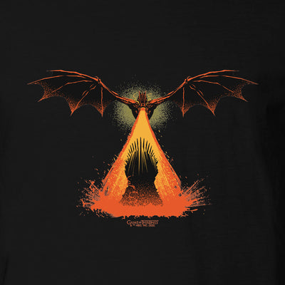 Game Of Thrones Dragon's Fire Adult Short Sleeve T-Shirt