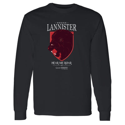 Game of Thrones House Lannister Adult Long Sleeve T-Shirt