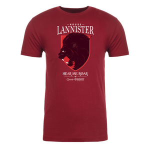 Game of Thrones House Lannister Adult Short Sleeve T-Shirt