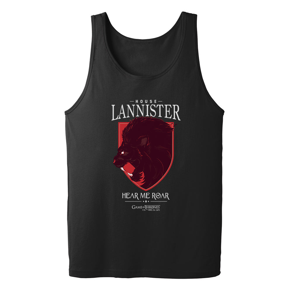 Game of Thrones House Lannister Adult Tank Top