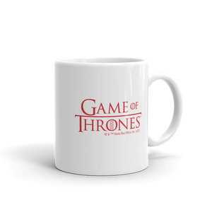 Game of Thrones House Lannister White Mug