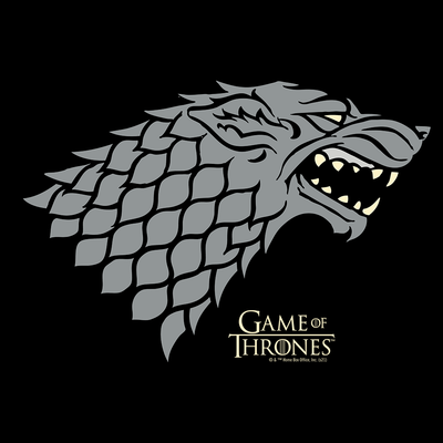 Game of Thrones House Stark Sigil Adult Fleece Hooded Sweatshirt