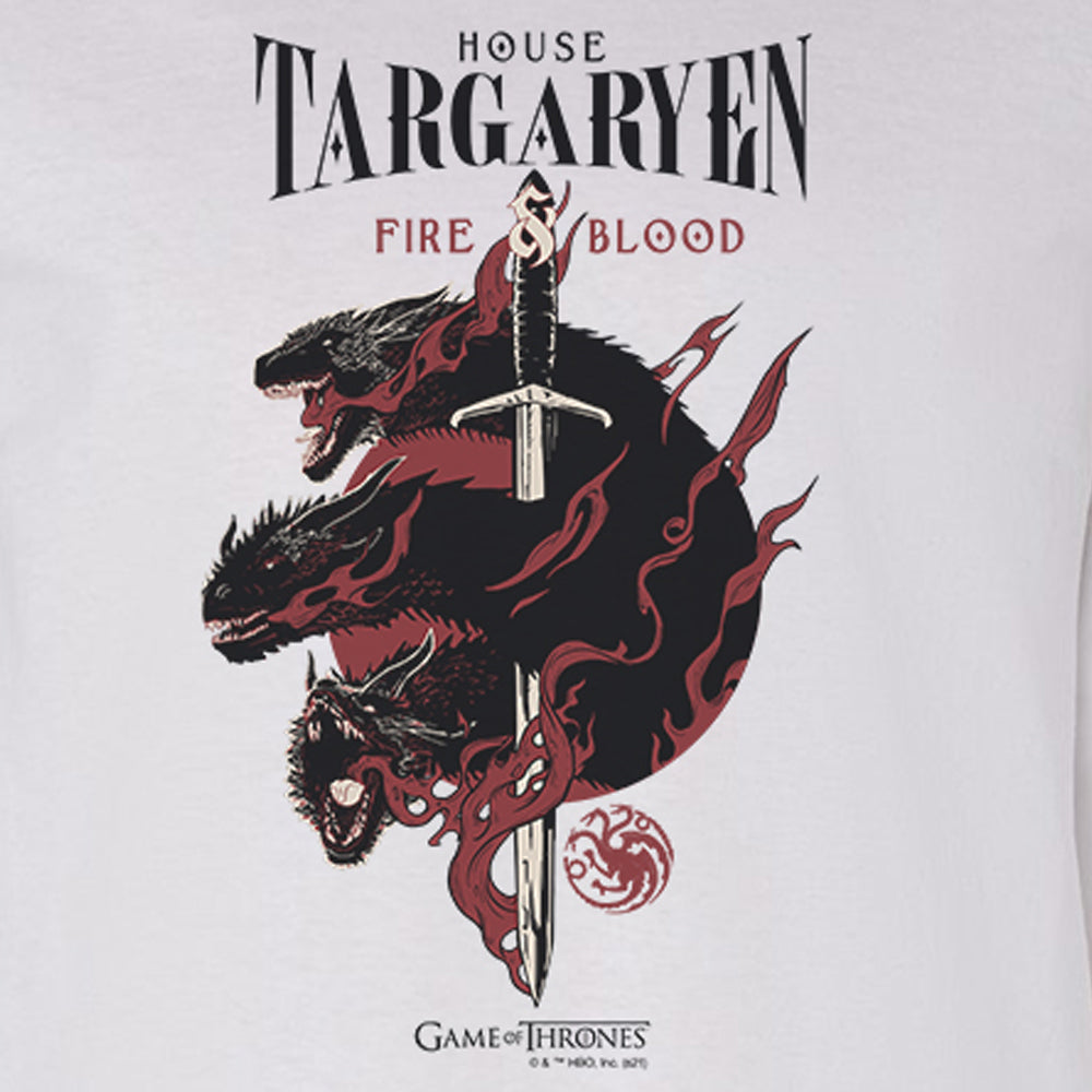 Game of Thrones House Targaryen Adult Long Sleeve T-Shirt