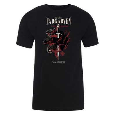 Game of Thrones House Targaryen Adult Short Sleeve T-Shirt