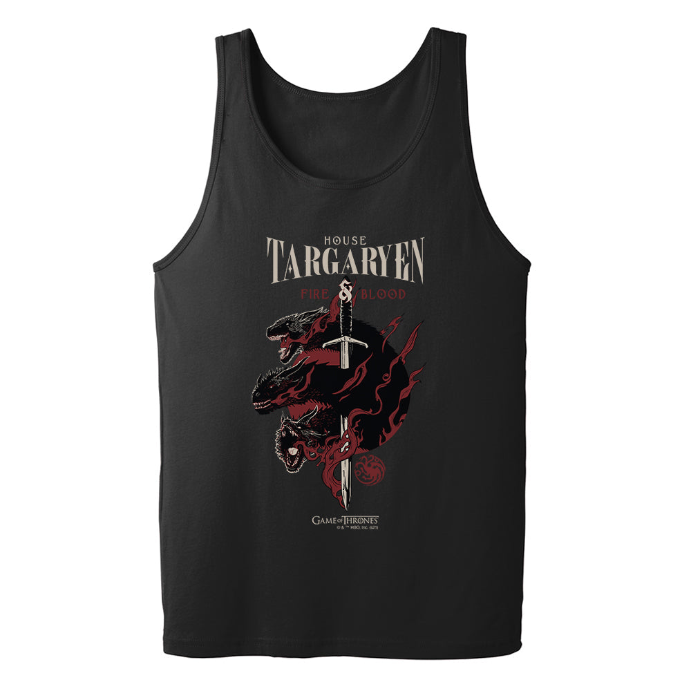 Game of Thrones House Targaryen Adult Tank Top