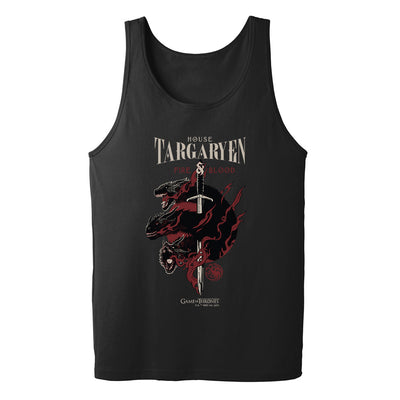 Game of Thrones House Targaryen Adult Tank Top