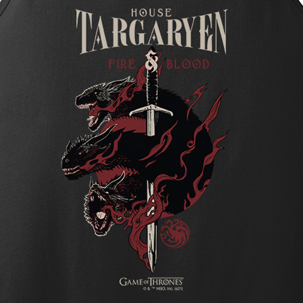 Game of Thrones House Targaryen Adult Tank Top