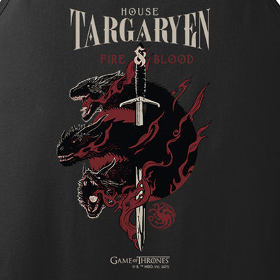 Game of Thrones House Targaryen Adult Tank Top