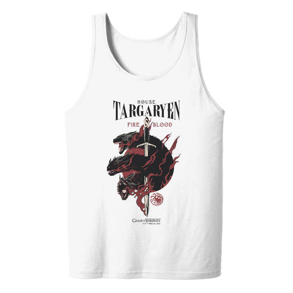 Game of Thrones House Targaryen Adult Tank Top