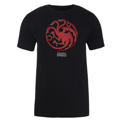 Game of Thrones House Targaryen Sigil Adult Short Sleeve T-Shirt