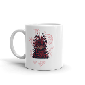 Game of Thrones Iron Throne White Mug