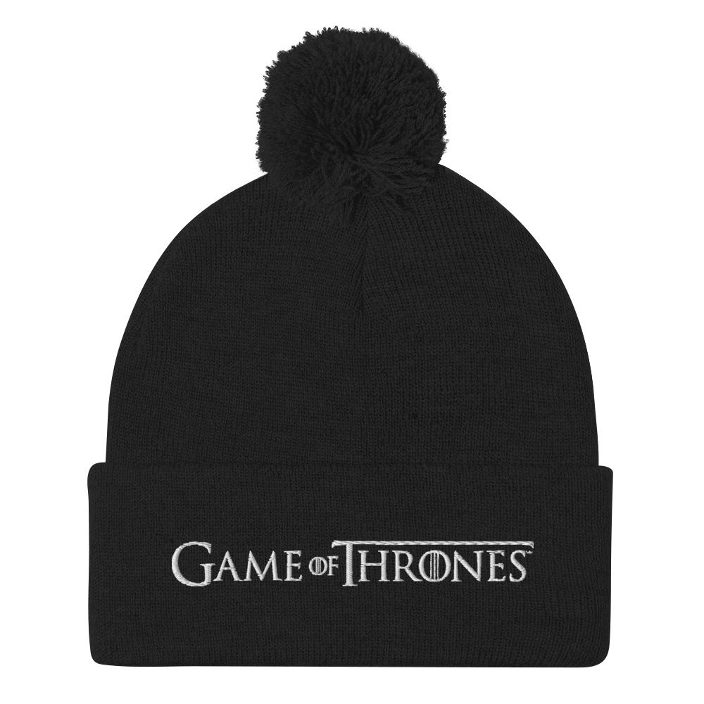 Game of Thrones Logo Pom Pom Knit Beanie