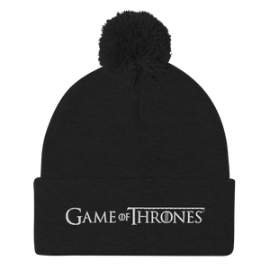 Game of Thrones Logo Pom Pom Knit Beanie