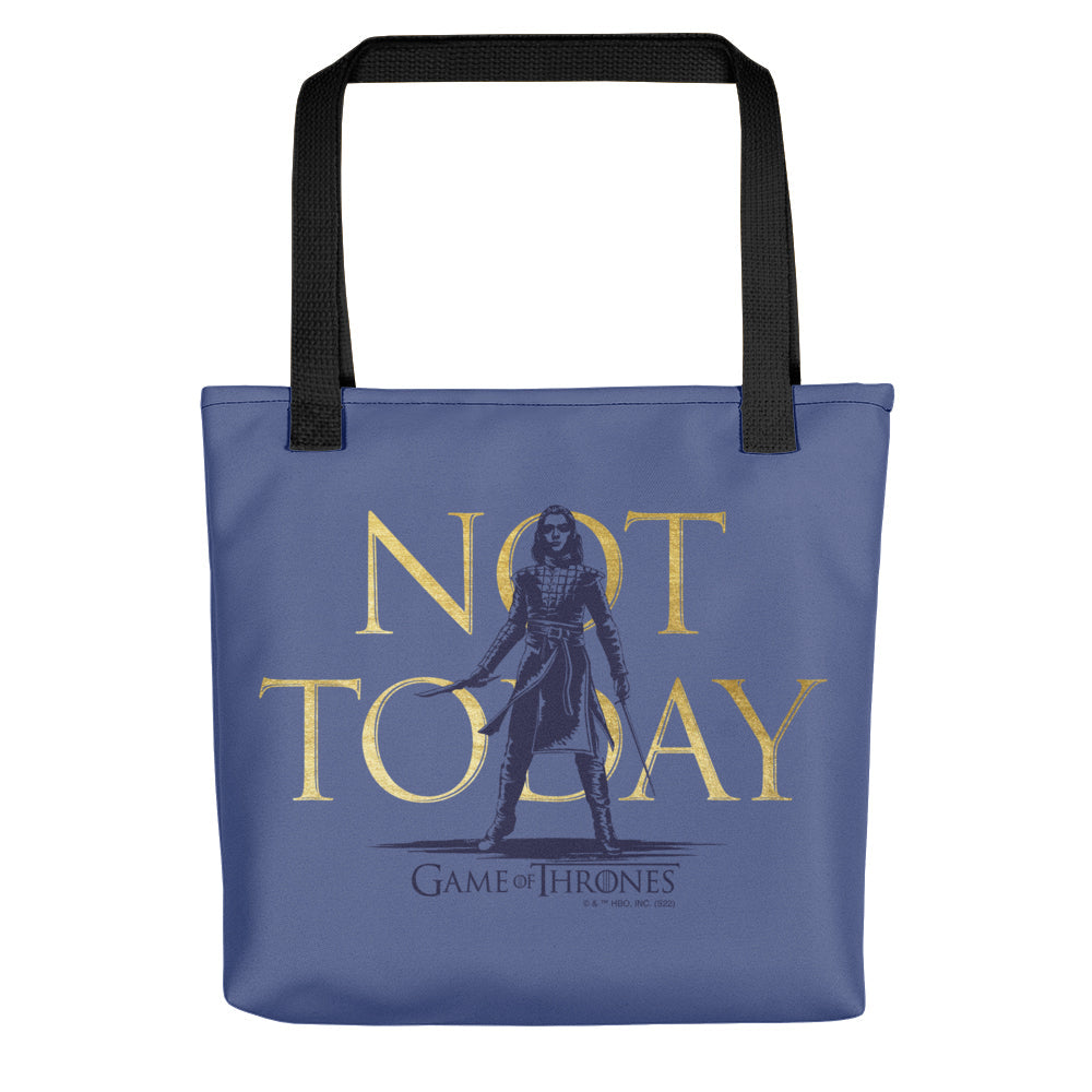 Game Of Thrones Not Today Tote Bag