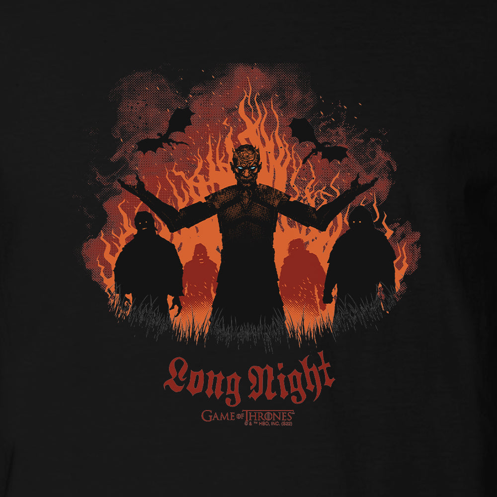 Game Of Thrones The Long Night Adult Short Sleeve T-Shirt