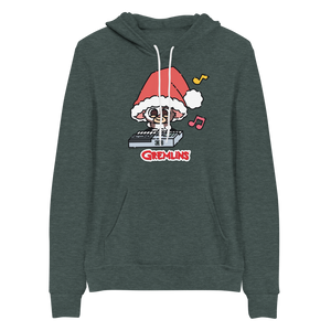 Gremlins Santa Hat Gizmo Adult Fleece Hooded Sweatshirt