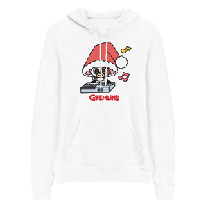 Gremlins Santa Hat Gizmo Adult Fleece Hooded Sweatshirt