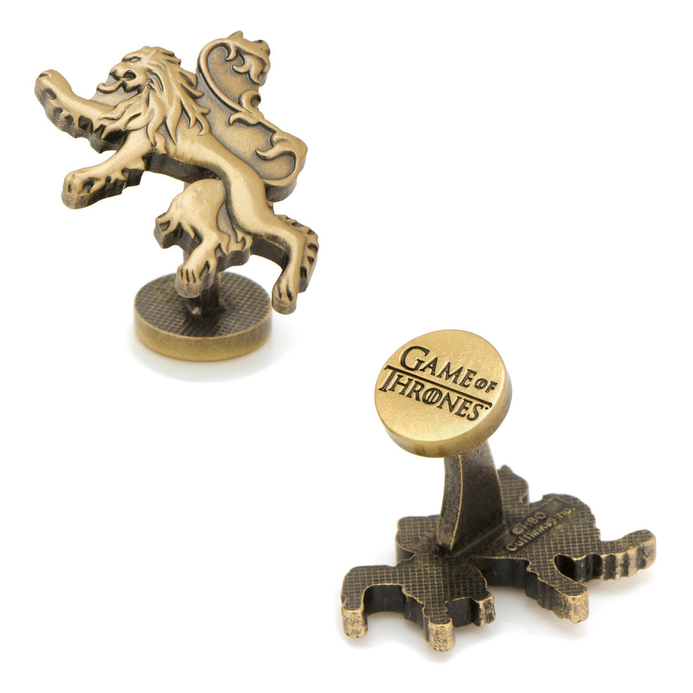 Game of Thrones Lannister Lion Sigil Cufflinks