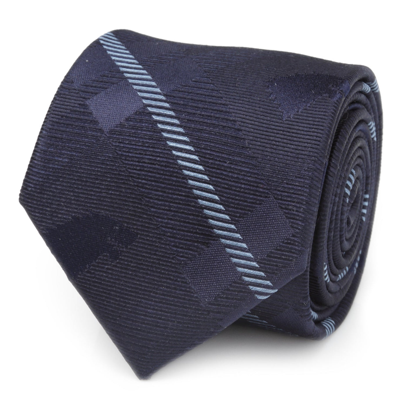 Game of Thrones Stark Direwolf Blue Plaid Silk Men's Tie