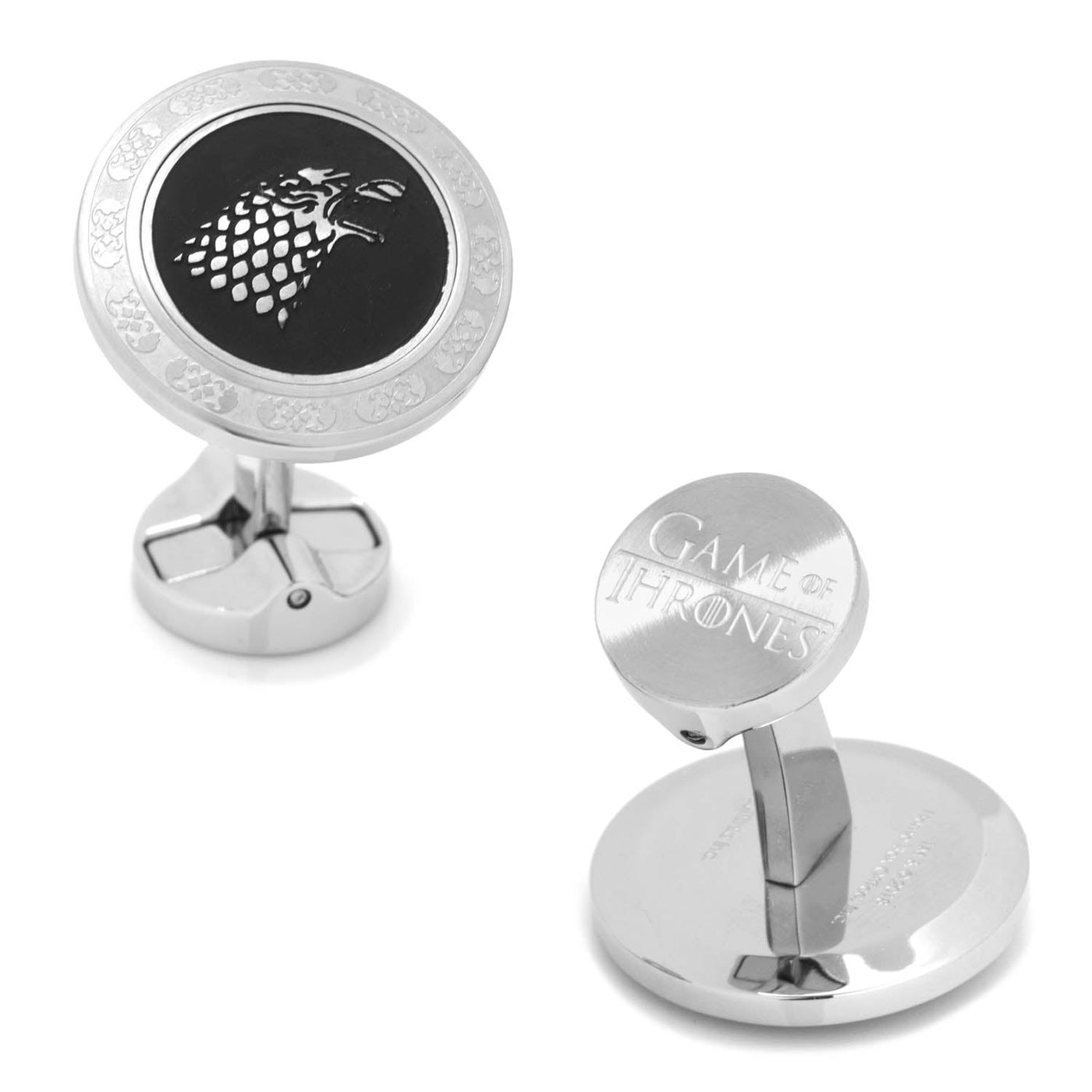 Game of Thrones Stark Filigree Stainless Steel Cufflinks