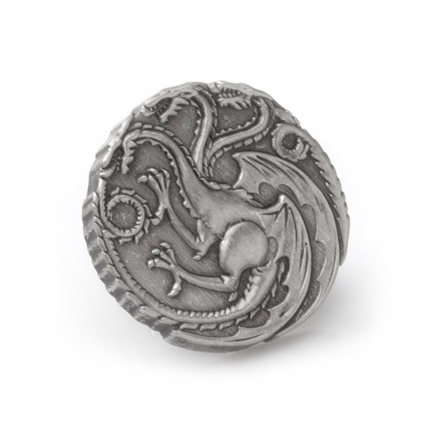 Game of Thrones Targaryen Dragon Antiqued Lapel Pin