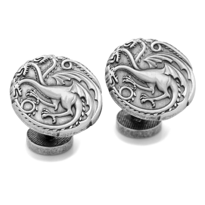 Game of Thrones Targaryen Three Headed Dragon Sigil Cufflinks