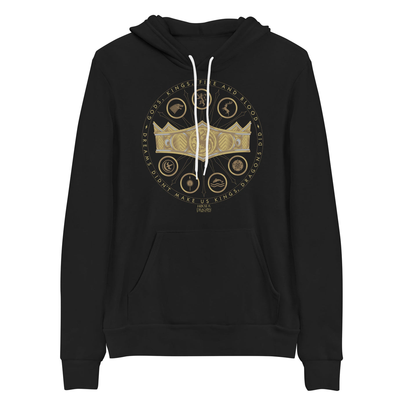 House of the Dragon Crown Adult Fleece Hooded Sweatshirt