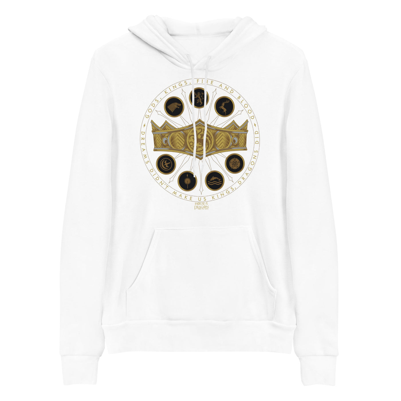 House of the Dragon Crown Adult Fleece Hooded Sweatshirt