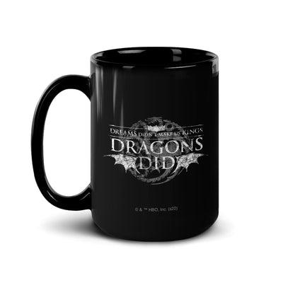 Exclusive House of the Dragon Dreams Personalized Black Mug 15 oz