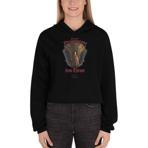 House of the Dragon E1 Princess of Dragonstone Women's Fleece Crop Hooded Sweatshirt