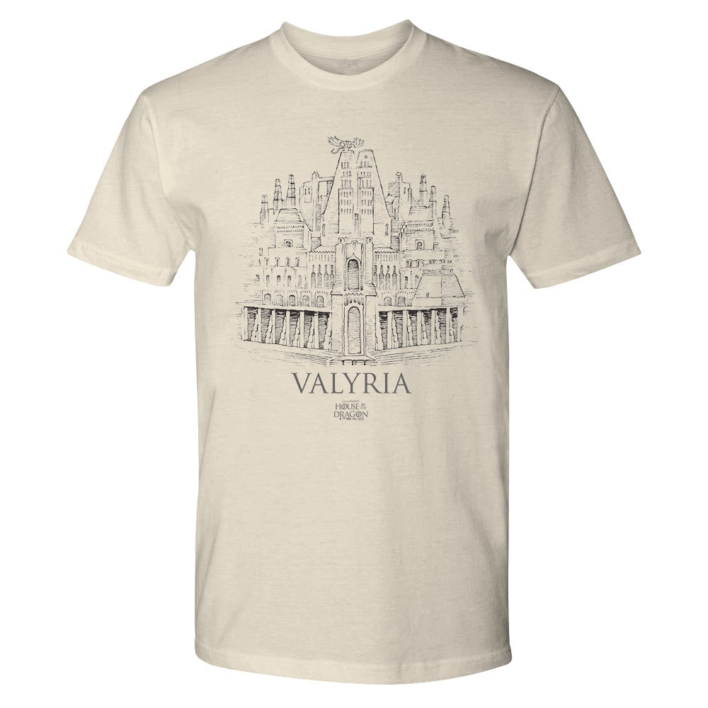 House of the Dragon Valyria Adult Short Sleeve T-Shirt