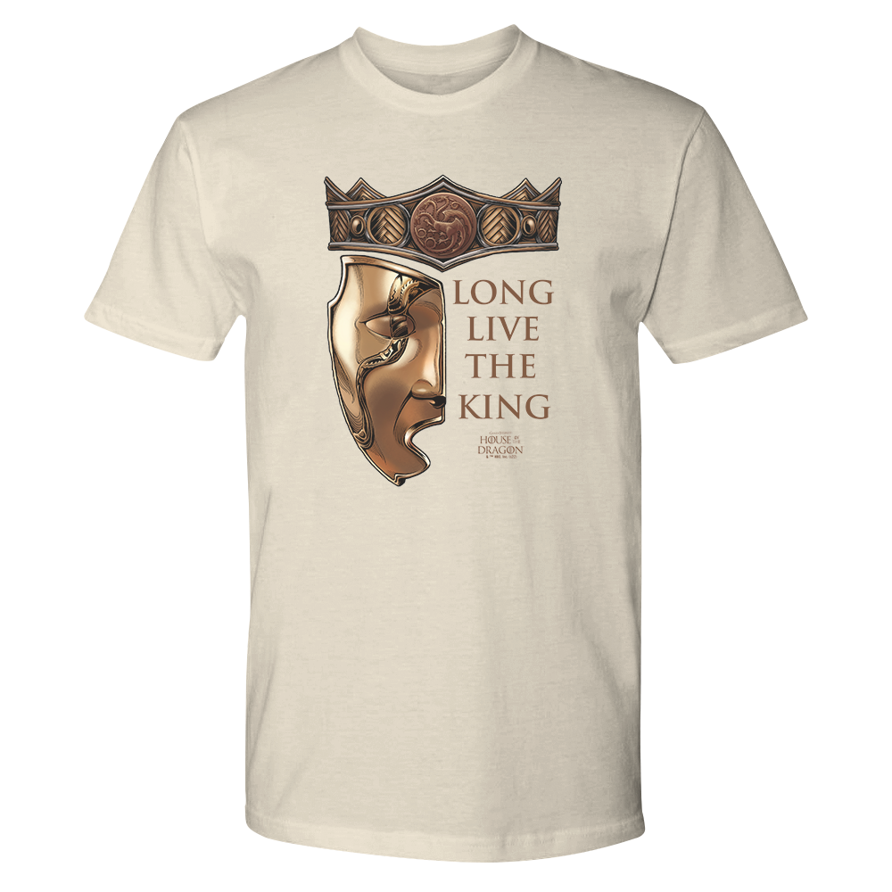 House of the Dragon King Mask Adult Short Sleeve T-Shirt