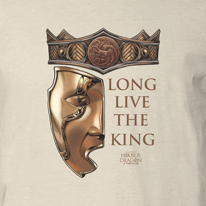 House of the Dragon King Mask Adult Short Sleeve T-Shirt