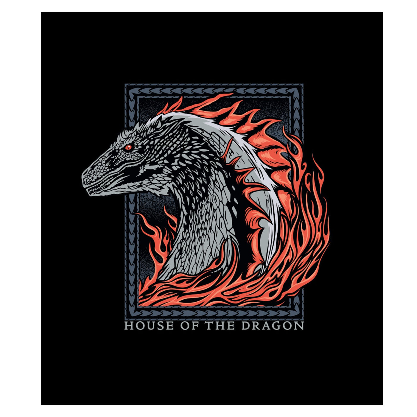 House of the Dragon Fire Dragon Black Mug