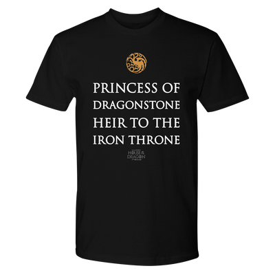 House of the Dragon Heir to the Throne Adult Short Sleeve T-Shirt